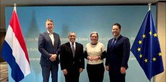 Ramón “Chico” Negrón on a working visit to The Hague