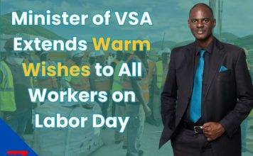 Brug, minister of VSA extends warm wishes to all workers on Labor Day