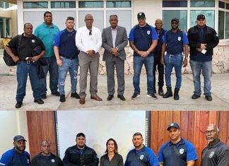 Aruba guards arrived in Sint Maarten