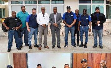 Aruba guards arrived in Sint Maarten