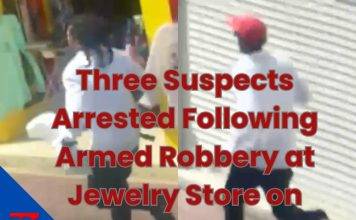 Three Suspects Arrested Following Armed Robbery at Jewelry Store on Front Street