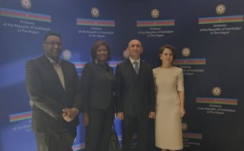 Minister Plenipotentiary Arrindell Promotes Further Dialogue with the Republic of Azerbaijan