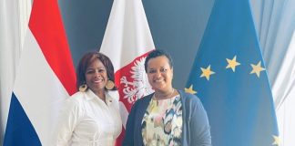 Minister Plenipotentiary Arrindell meets with Polish Ambassador Kassangana and discusses closer engagement for cultural and economic exchange
