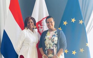 Minister Plenipotentiary Arrindell meets with Polish Ambassador Kassangana and discusses closer engagement for cultural and economic exchange