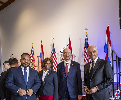 Minister Plenipotentiary Arrindell attends Ceremony Celebrating 249 Years of American Independence