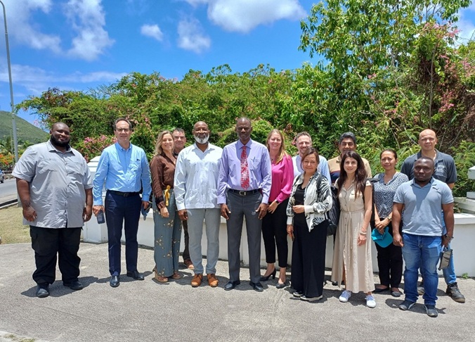 MinVSA Visit to the site of the new Mental Health Facility