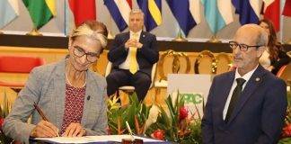 Hon. PoP Mrs. Sarah A. Wescot-Williams attended Parlatino meeting in Panama