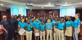 Marie Genevieve de Weever School visited the House of Parliament on a fieldtrip