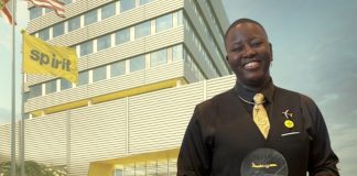 Ms. Mahaya Flanders earns Spirit Airlines GSA Award 2024