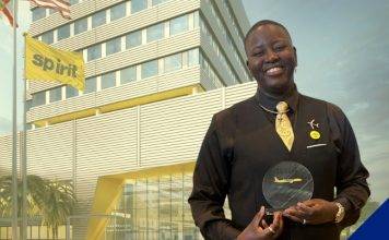Ms. Mahaya Flanders earns Spirit Airlines GSA Award 2024