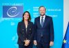 Minister Tackling Advances Human Rights Reform at the Council of Europe