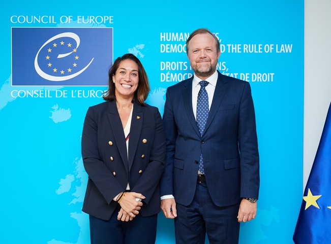 Meeting with Ms Nathalie M. Tackling, Minister of Justice of St. Maarten