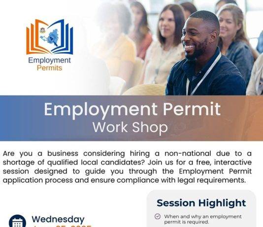 Minister Brug urges businesses to attend VSA Employment Permit Workshop