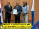 Minister of Finance, Marinka Gumbs, Receives Audited 2024 Annual Report from APS