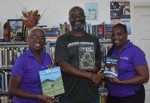 Rising Author Gramey Browne Donates Four Inspiring Titles to the Sint Maarten Library