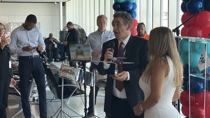 Inaugural Flight celebration Z Air connecting Curaçao and St. Maarten