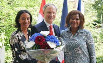 Minister Plenipotentiary Arrindell attends Bastille Day Festivities in The Hague