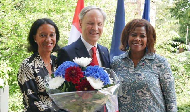 Minister Plenipotentiary Arrindell attends Bastille Day Festivities in The Hague