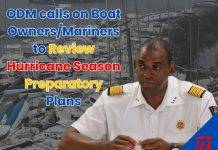 ODM calls on Boat Owners/Mariners to Review Hurricane Season Preparatory Plans