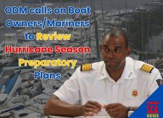 ODM calls on Boat Owners/Mariners to Review Hurricane Season Preparatory Plans