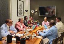 The three Presidents of Sint Maarten, Curacao and Aruba Parliament convened for a Tripartite Presidents’ meeting