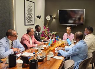 The three Presidents of Sint Maarten, Curacao and Aruba Parliament convened for a Tripartite Presidents’ meeting