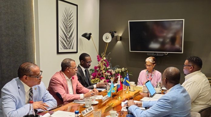 The three Presidents of Sint Maarten, Curacao and Aruba Parliament convened for a Tripartite Presidents’ meeting