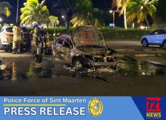 Vehicle Fire at Airport Parking Lot