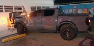 Police Investigate Crash into Winair Building