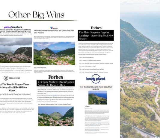 Saba Shines in Global Media