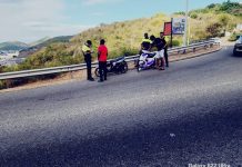 Police confiscated five scooters during road Control Operation