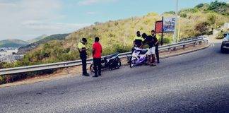 Police confiscated five scooters during road Control Operation