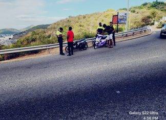 Police confiscated five scooters during road Control Operation
