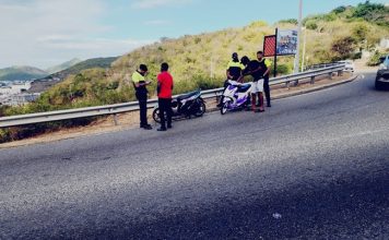 Police confiscated five scooters during road Control Operation