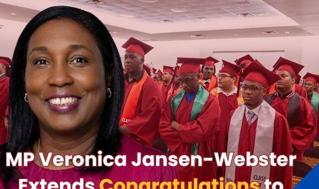 Member of Parliament Veronica Jansen-Webster Extends Congratulations to NIPA Graduates