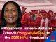Member of Parliament Veronica Jansen-Webster Extends Congratulations to NIPA Graduates