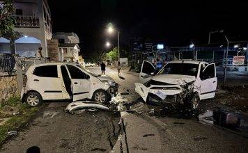 Early Morning Head-On Collision on Sucker Garden road