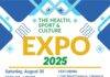 Annual Health, Sport & Culture Expo Returns on August 30, 2025