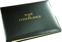 Signing of the Condolences Book for the late Romeo Pantophlet