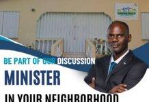 Minister Brug Announces Upcoming Minister in Your Neighborhood Session in Dutch Quarter