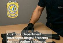 Customs Department intercepts illegal firearms during routine shipment inspection