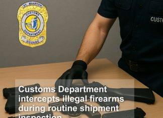 Customs Department intercepts illegal firearms during routine shipment inspection