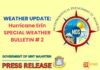 SPECIAL WEATHER BULLETIN # 2: Thursday 14th August 2025 TIME: 11:30 PM