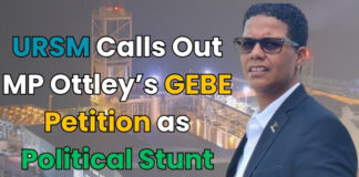 URSM Calls Out MP Ottley’s GEBE Petition as Political Stunt
