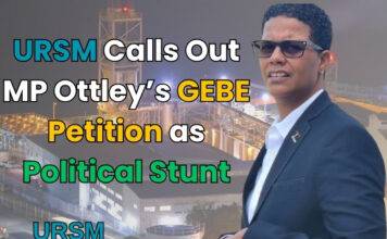 URSM Calls Out MP Ottley’s GEBE Petition as Political Stunt
