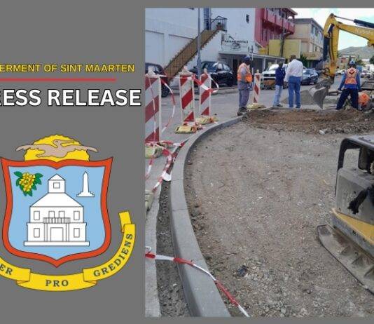 Cannegieter Street, Philipsburg Road Works Nearing Completion – New Traffic Rules Effective August 23rd