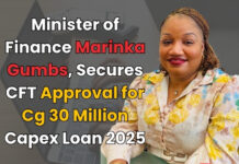 Minister of Finance, Honorable Marinka Gumbs, Secures CFT Approval for Cg 30 Million Capex Loan 2025