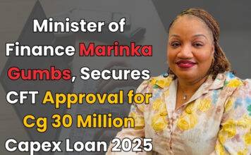 Minister of Finance, Honorable Marinka Gumbs, Secures CFT Approval for Cg 30 Million Capex Loan 2025