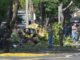 Attack on police helicopter and explosion near air base leave at least 14 dead in Colombia, officials say