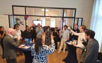 Minister Plenipotentiary Arrindell Opens Cari-Aire Goodbye Event at the Sint Maarten House in The Hague